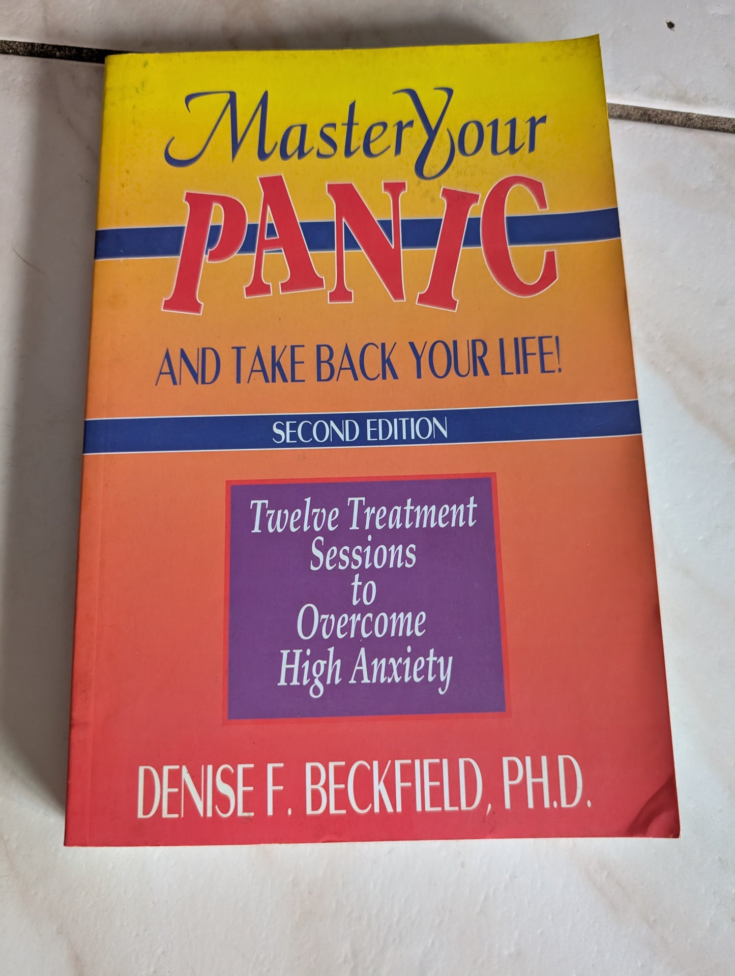 Master your panic and take back your life - Book by Denise F. Beckfield