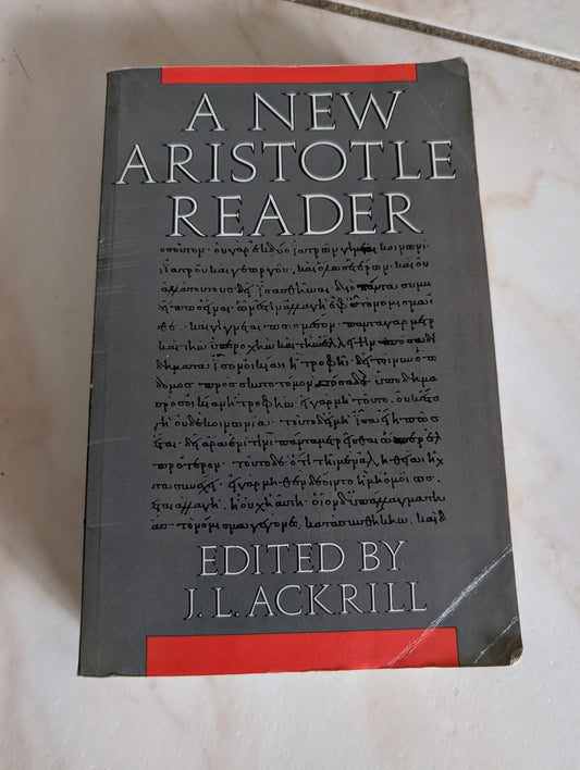 A New Aristotle Reader - Bookby Ackrill, J. L.