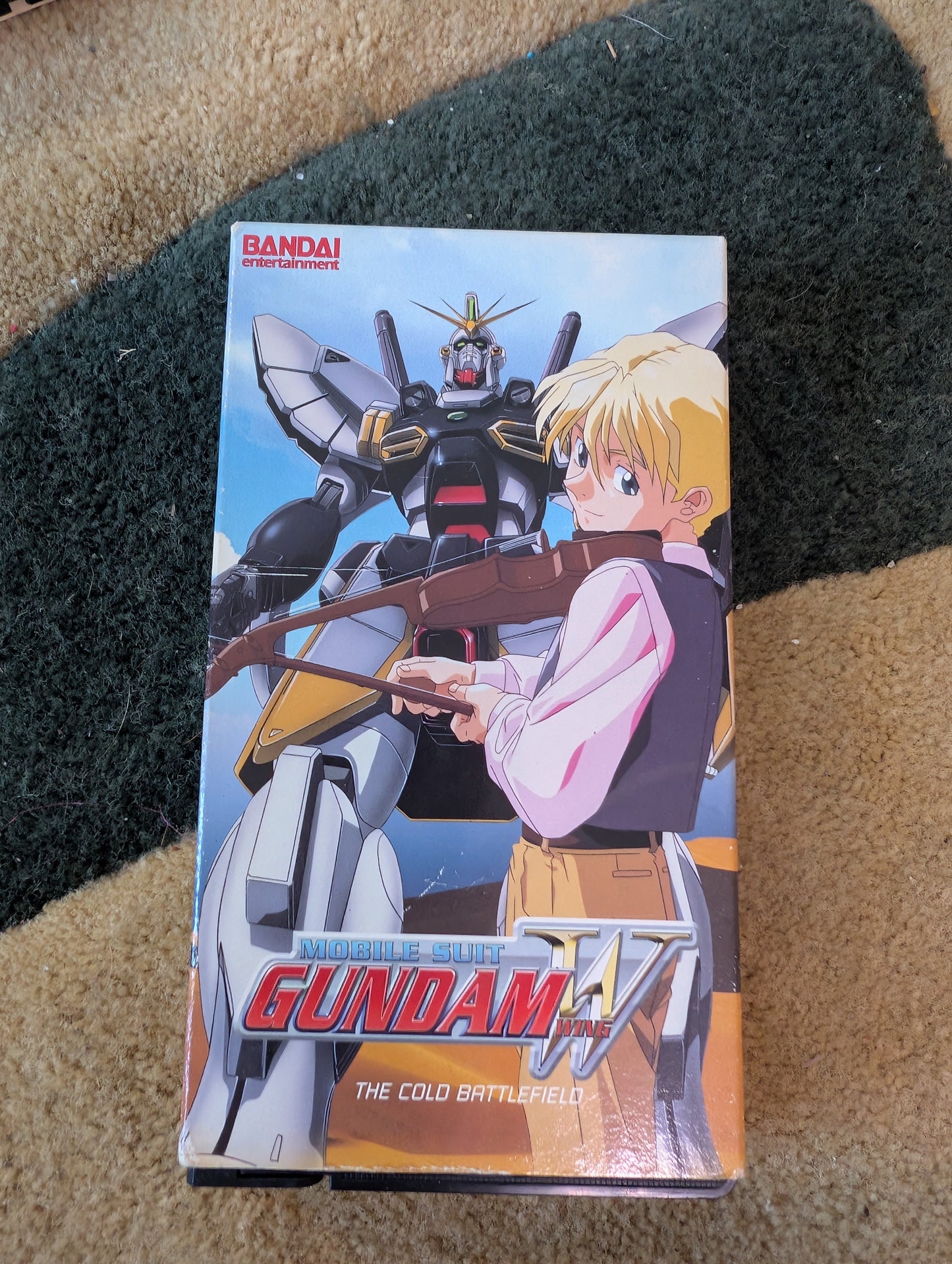 Mobile Suit Gundam Wing: The Cold Battlefield VHS English Dubbed