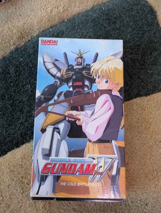 Mobile Suit Gundam Wing: The Cold Battlefield VHS English Dubbed