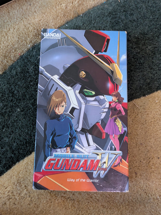 Mobile Suit Gundam Wing: Way of the Warrior VHS English Dubbed