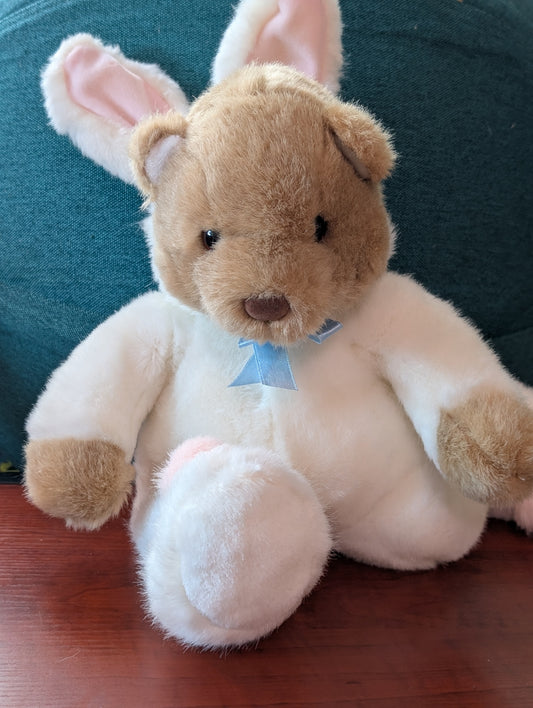 1994 Plush Creation Inc 21"Teddy Bear  Dressed Like an Easter Bunny stuffed animal plush