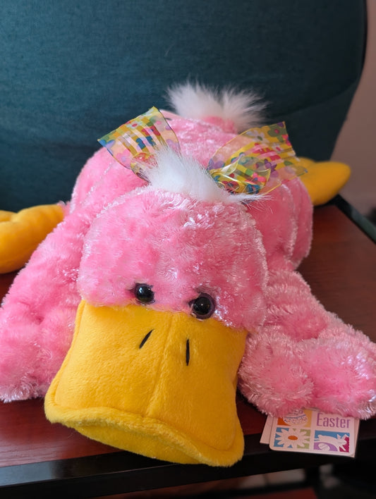 Dan Dee Vintage 11” Pink Platypus/Duck Plush Stuffed Animal Collection Choice