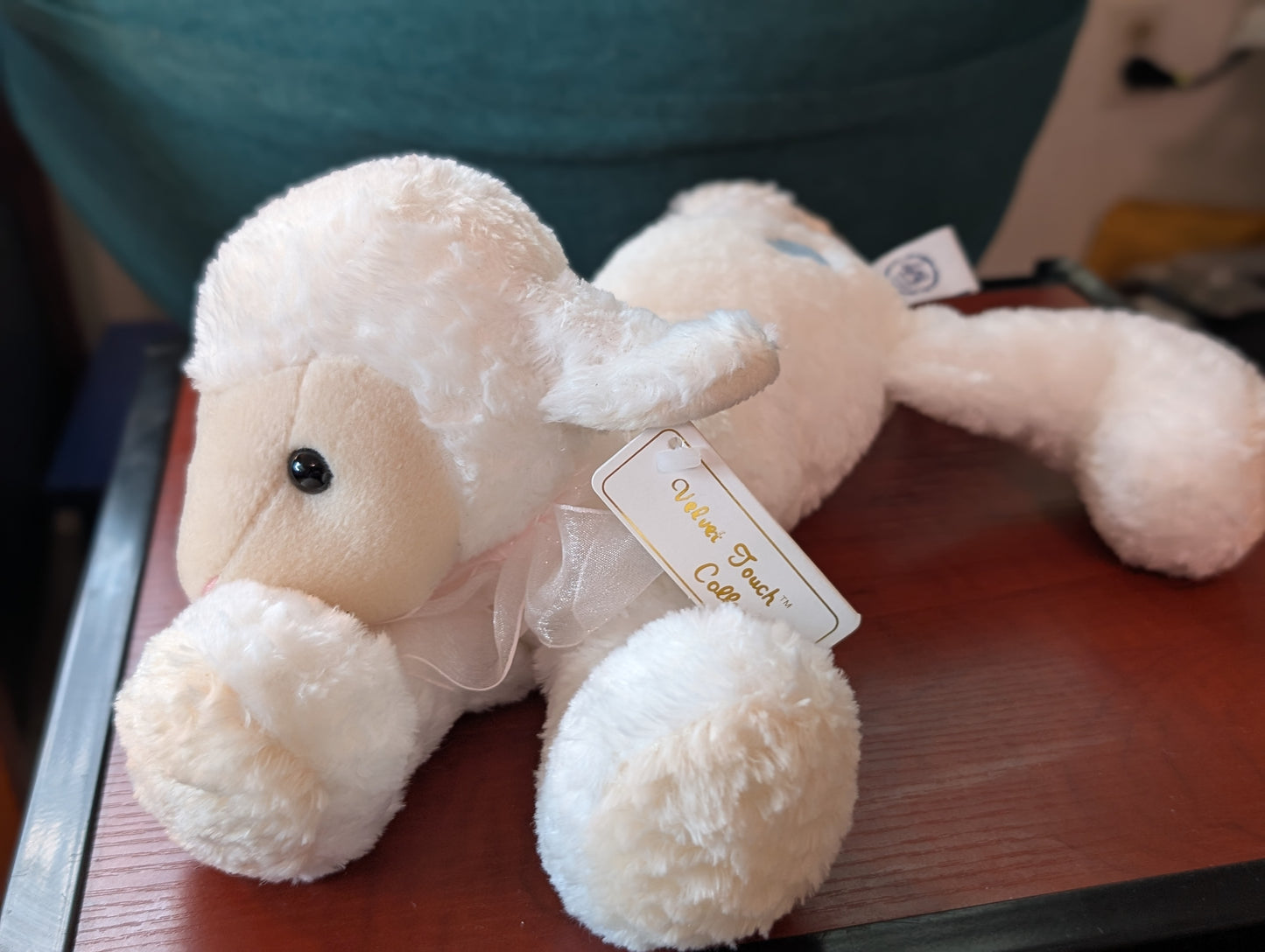 Plush Sheep Baby Lamb Spring Easter Stuffed Animal Toy 14"