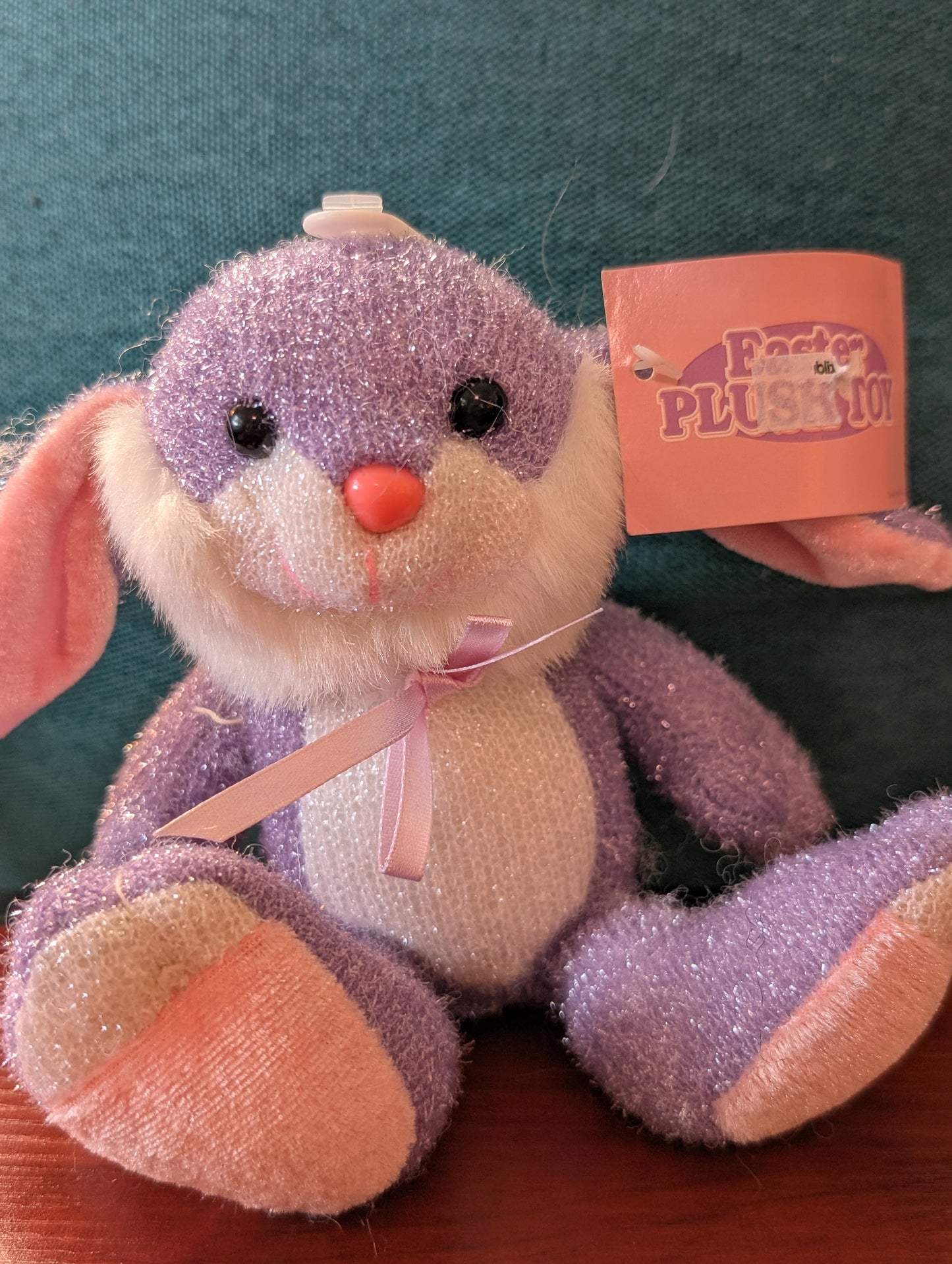Purple Bunny Rabbit Plush Stuffed Animal Toy Easter