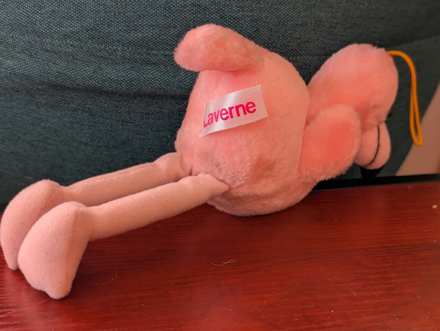 Russ VINTAGE PINK LAVERNE THE FLAMINGO BIRD 8" Plush STUFFED ANIMAL Toy