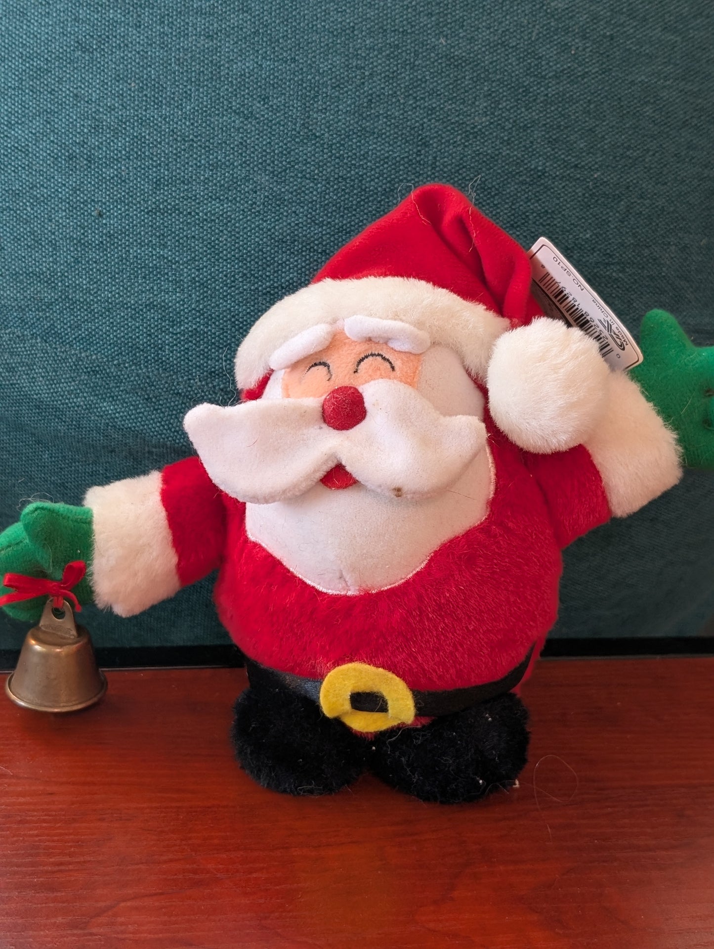 Vintage Sonic Action Shaky Santa Radio Shack Dancing Rings Bell Talks Christmas