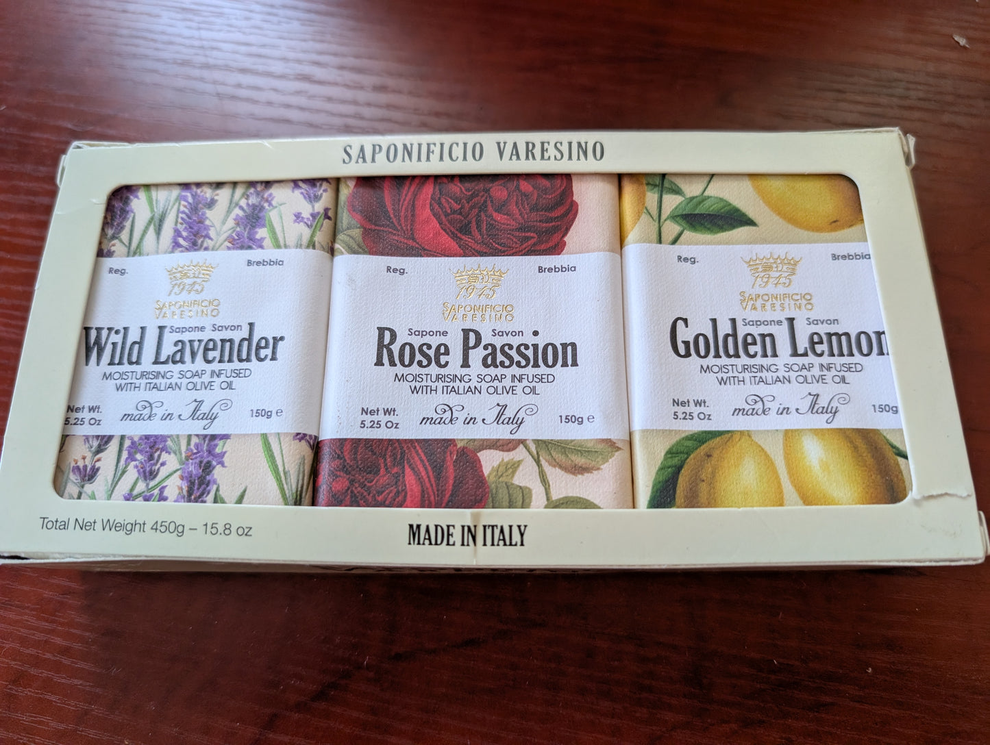 Saponificio Varesino - Natural Essentials Wrapped Bar Soap Gift Box Set