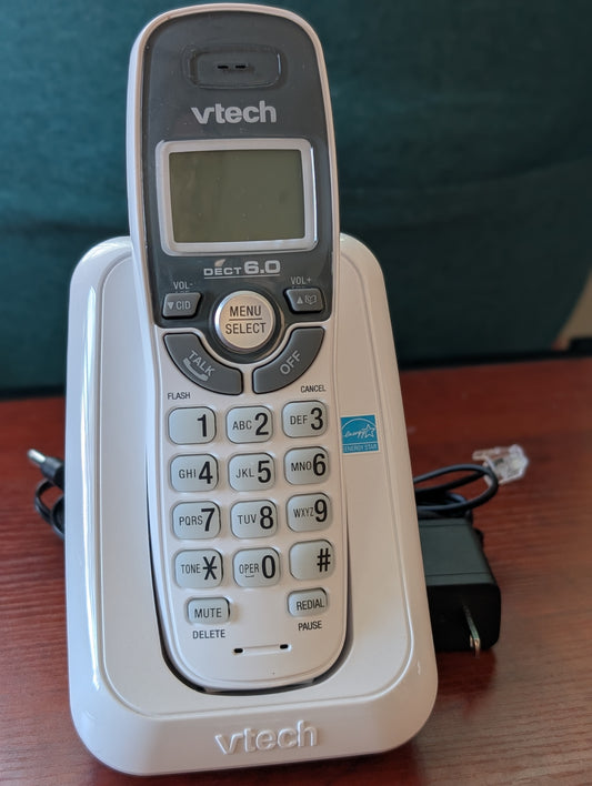 Vintage VTech CS6114 DECT 6.0 Digital Cordless Phone with Caller ID/Call Waiting
