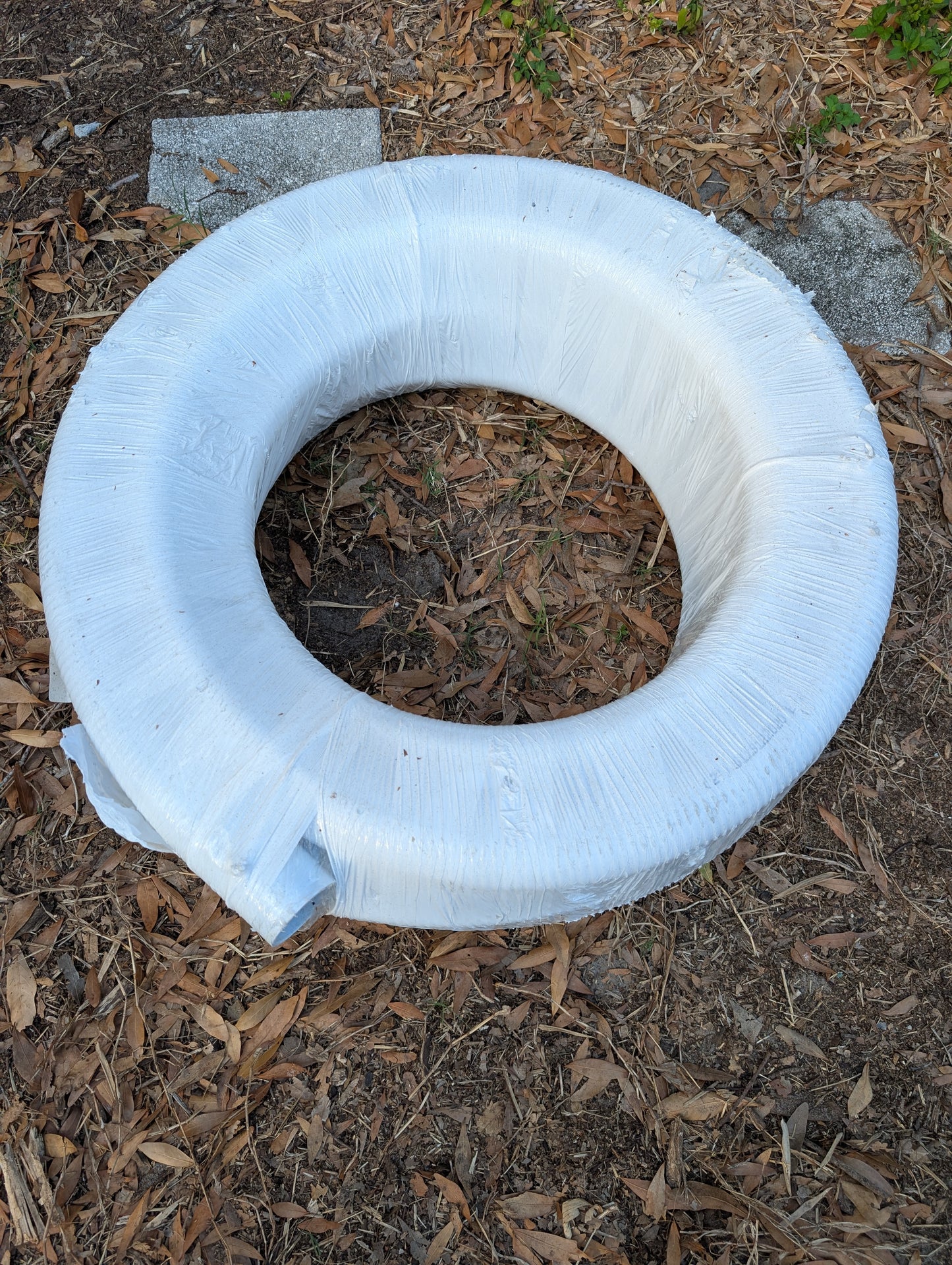 HYDROMAXX 25 Feet x 2 Inch White Flexible PVC Pipe, Hose, Tubing