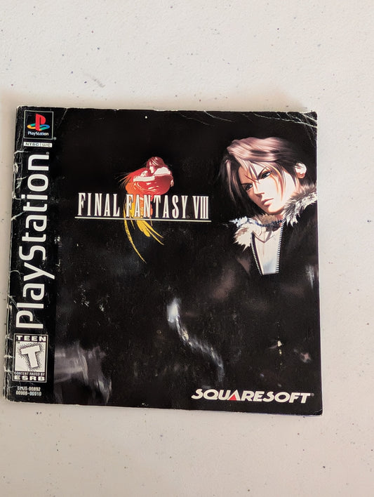 Final Fantasy VIII Video game Instruction Booklet PlayStation