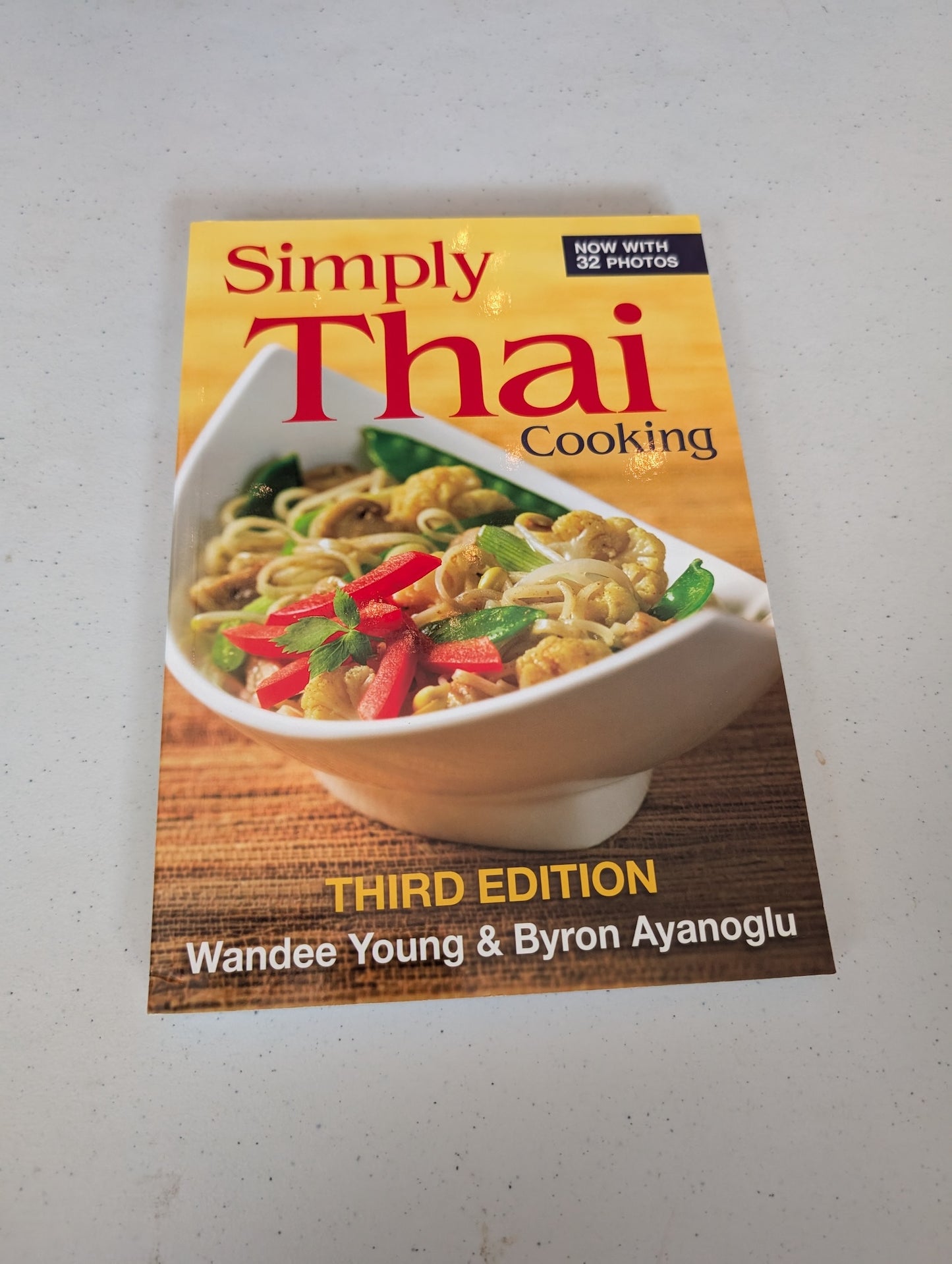 Simply Thai Cooking Book by Byron Ayanoglu and Wandee Young