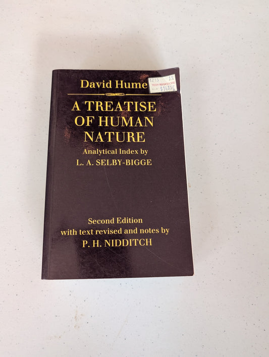 A Treatise of Human Nature Book by David Hume