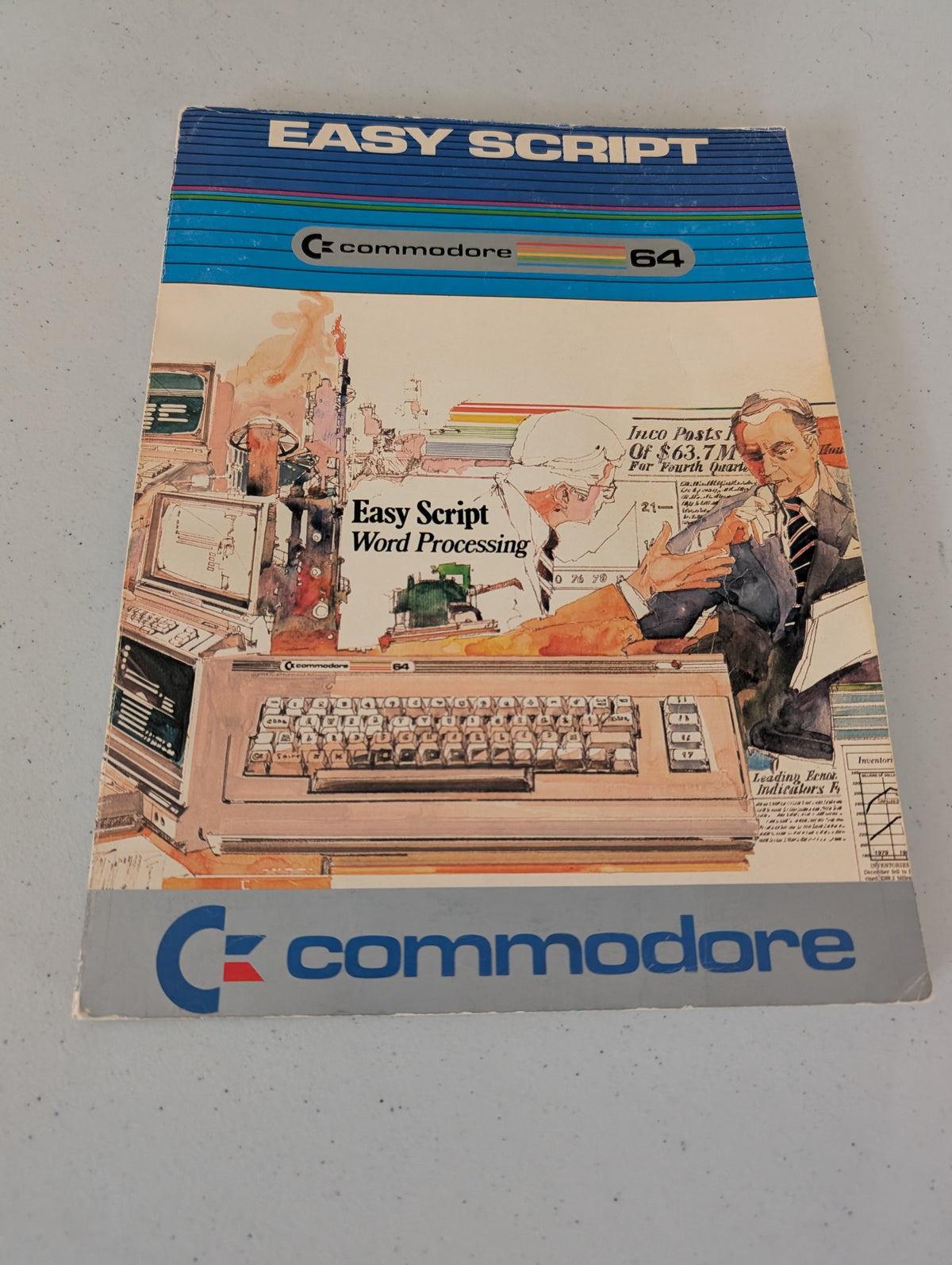 Easy Script Commodore 64 Advan - Collectible - 1984 manual – Merritt ...