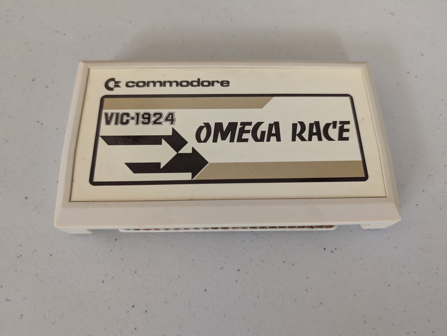 Omega Race Game Cartridge for Commodore Vic 20