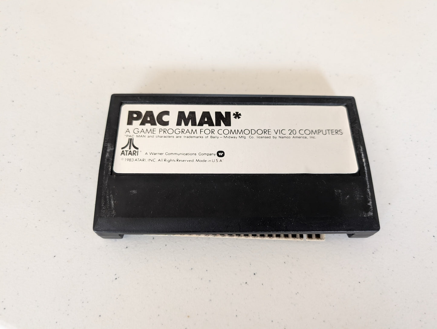 PAC-MAN for  COMMODORE VIC-20 Atarisoft 1983 Authentic
