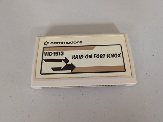 Raid on Fort Knox Commodore VIC-20 VIC-1913 Game Cartridge
