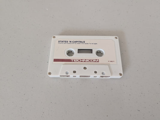 STATES 'N CAPITALS Colorful and musical drill by state or its capital. For all ages. Commodore VIC-20
