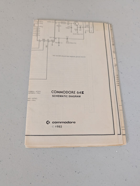 COMMODORE 64 SCHEMATIC DIAGRAM