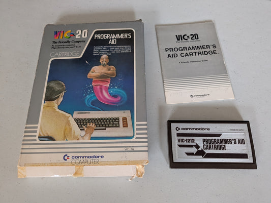 COMMODORE VIC 1212 PROGRAMMERS AID CARTRIDGE and Box