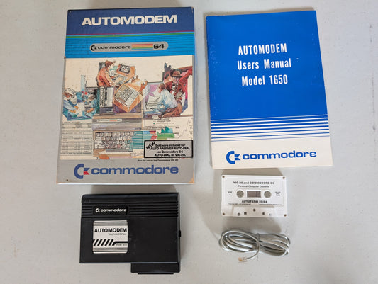 Commodore C64 Vintage Automodem Telephone Interface Model 1650