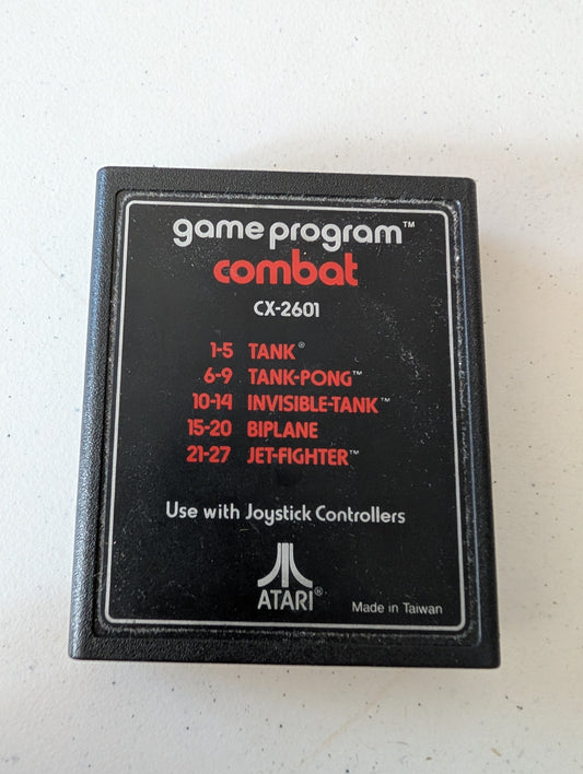 CX-2601 - Combat (Tank - Tank Pong - Invisible Tank - Biplane - Jet Fighter) (Atari 2600)