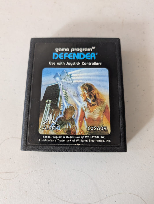 Defender Atari 2600 Video Game Cartridge 1981 Vintage