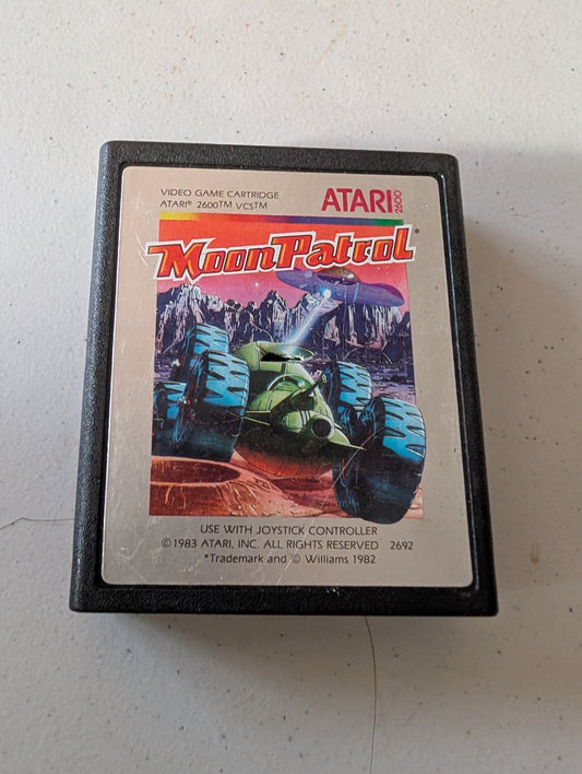 Moon Patrol (Atari 2600, 1983) *Authentic*