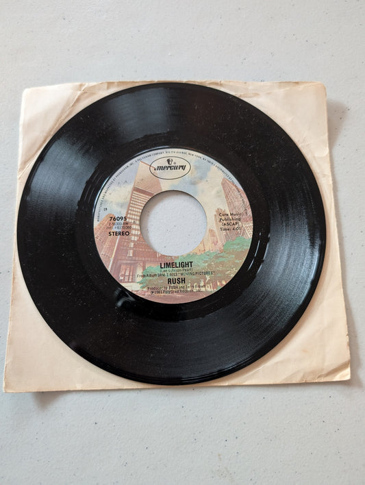 RUSH: Limelight-YYZ 1981 76095 (7 in, 45 RPM, Single, Vinyl Record Album)