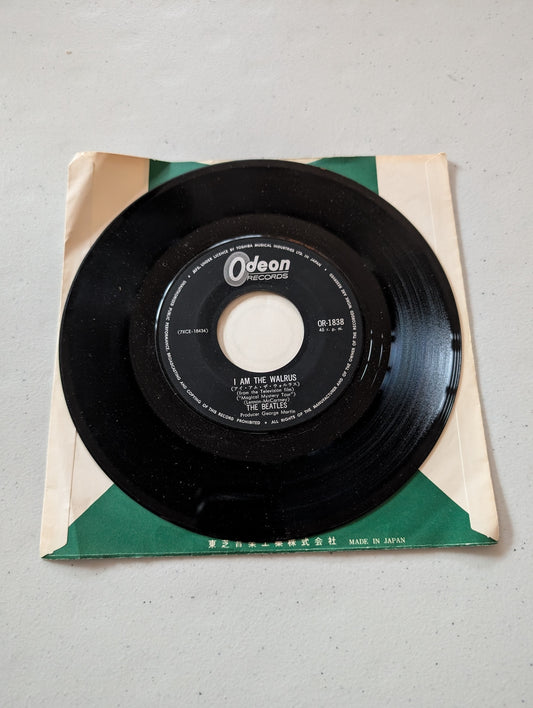 THE BEATLES - I AM THE WALRUS - HELLO GOODBYE 1838 ODEON (7 in, 45 RPM, Single, Vinyl Record Album)