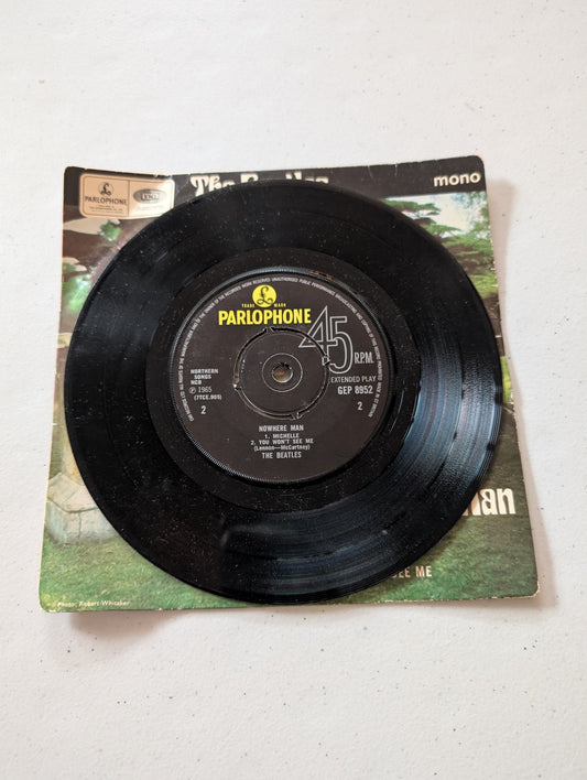 THE BEATLES NOWHERE MAN UK EP - Parlophone GEP 8952(7 in, 45 RPM, Vinyl Record Album)