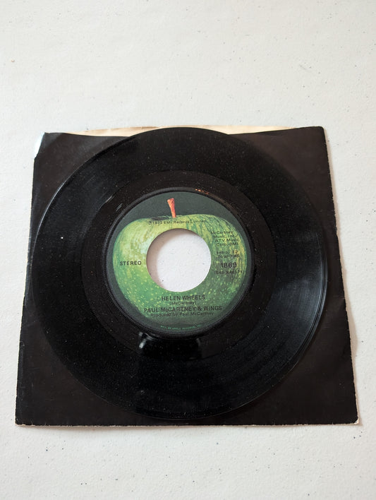 Paul McCartney and Wings - Helen Wheels - Country Dreamer (7 in, 45 RPM, Single, Vinyl Record Album)