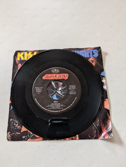 Kiss - Crazy Crazy Nights -  No No No (7 in, 45 RPM, Single, Vinyl Record Album)
