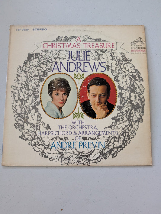 Julie Andrews; André Previn A Christmas Treasure LSP-3829 Vinyl 62-038 (Vintage Christmas Holiday Vinyl Record LP Album)