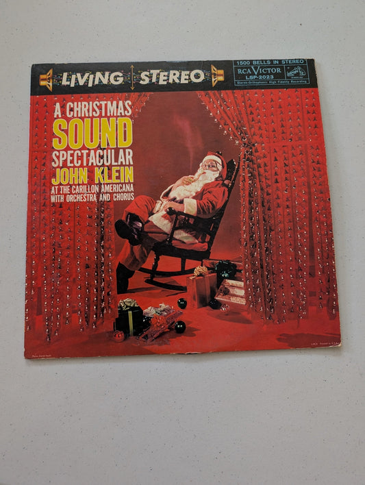John Klein – A Christmas Sound Spectacular ‘59 RCA LPM-2023 Jacket/Vinyl (Vintage Christmas Holiday Vinyl Record LP Album)