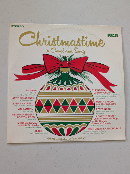 Christmastime in Carol and Song LP Album RCA Records PRS-271  (Vintage Christmas Holiday Vinyl Record LP Album)