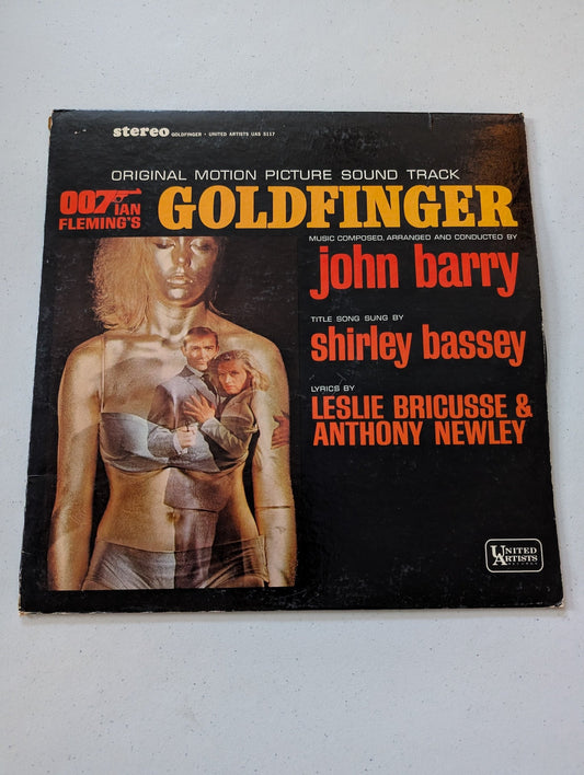 James Bond 007 Goldfinger Original Motion Picture Soundtrack 1964 Vinyl (Vintage Vinyl Record LP Album Soundtrack)