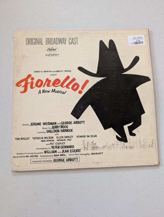 Fiorello! original Broadway cast 1959 Robert & Griffith and Harold S. Prince   (Vintage Vinyl Record LP Album Soundtrack)