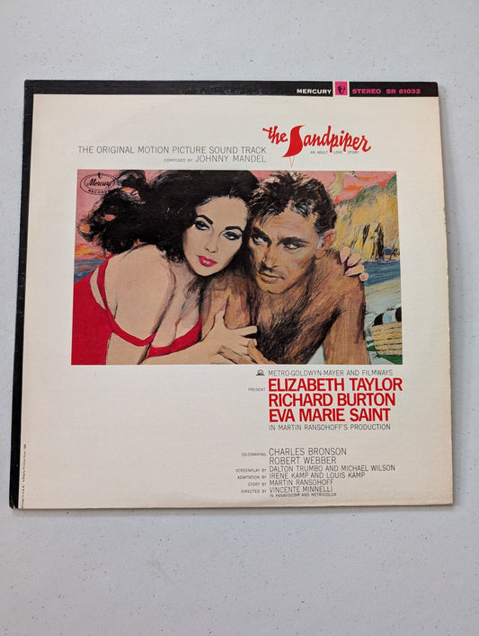 SANDPIPER (1965 JOHNNY MANDEL) SOUNDTRACK LP LIZ TAYLOR, RICHARD BURTON(Vintage Vinyl Record LP Album Soundtrack)