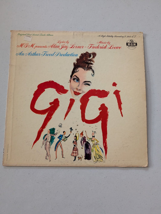 Gigi - Original Cast Soundtrack Album - MGM Records - E3641 ST - LP(Vintage Vinyl Record LP Album Soundtrack)