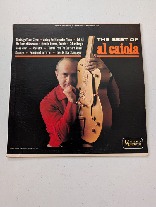 The Best of Al Caiola 33 LP United Artists UAS 6310 Record Album (Vintage Vinyl Record LP Album Soundtrack)