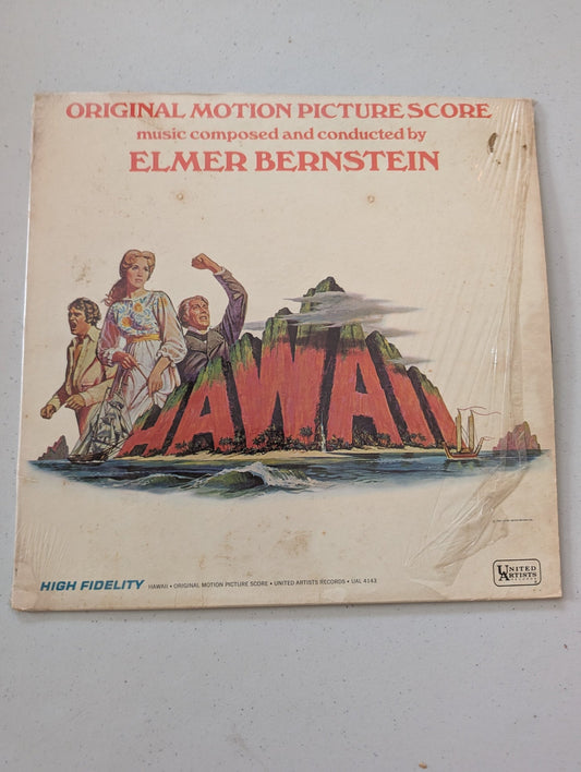 Hawaii 1966 Original Motion Picture Vinyl LP Bernstein Julie Andrews UAL 4143 (Vintage Vinyl Record LP Album Soundtrack)