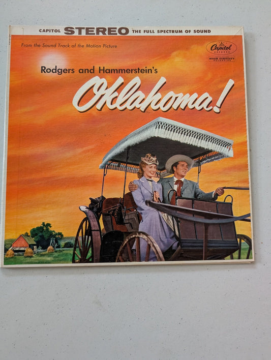 Oklahoma! Rodgers and Hammerstein Soundtrack (1955, Vinyl, Capitol) SWAO-595(Vintage Vinyl Record LP Album Soundtrack)