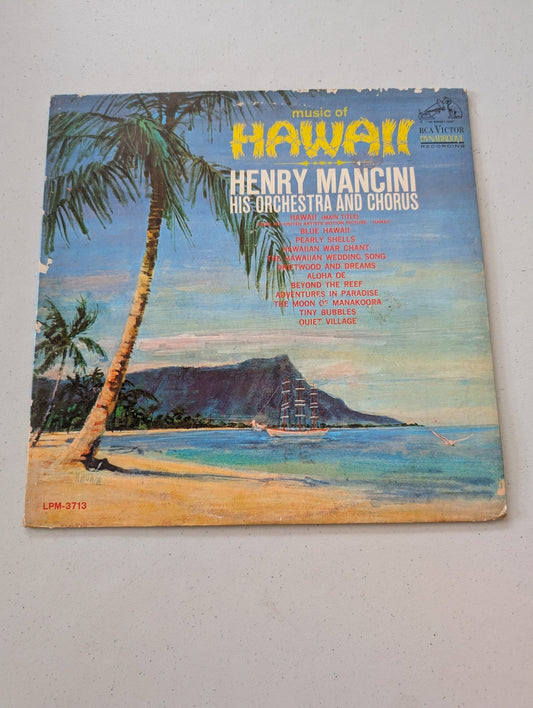 Henry Mancini & His Orchestra and Chorus – Music Of Hawaii (Vintage Vinyl Record LP Album Hawaiian)