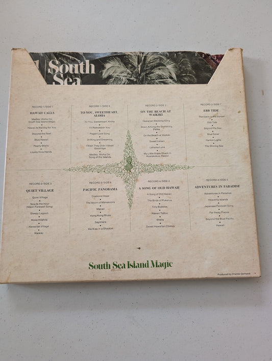 SOUTH SEA ISLAND MAGIC   1968  4 LP  Box Set   Reader's Digest(Vintage Vinyl Record LP Album Hawaiian)