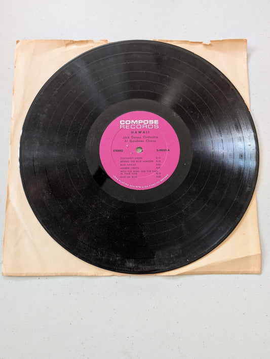 Hawaii by the Jack Dooley Orchestra with the Al Goodman Chorus S-18029-A (Vintage Vinyl Record LP Album Hawaiian)