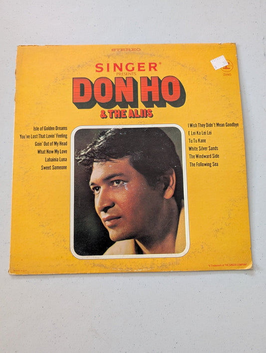Don Ho and The Aliis Singer Presents  Reprise Records 1968(Vintage Vinyl Record LP Album Hawaiian)