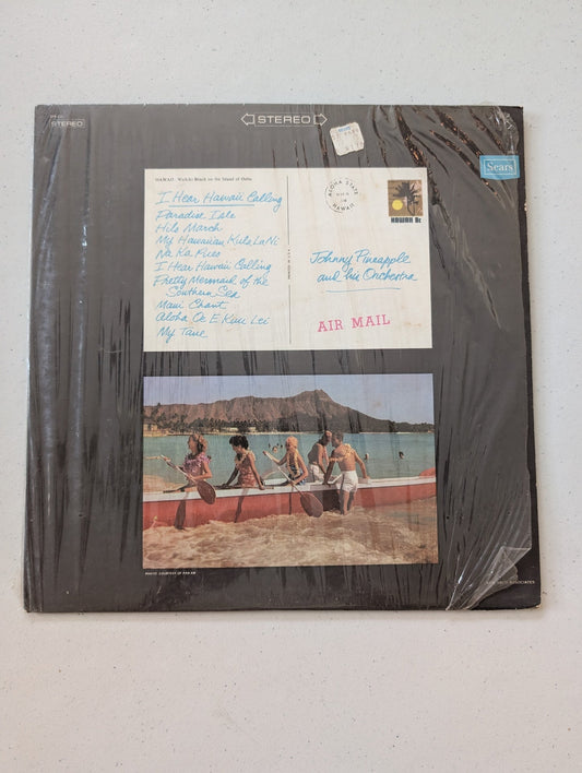 Johnny Pineapple - Johnny Pineapple & Co. I Hear Hawaii Calling 1960 LP, Album Sears Roebuck(Vintage Vinyl Record LP Album Hawaiian)