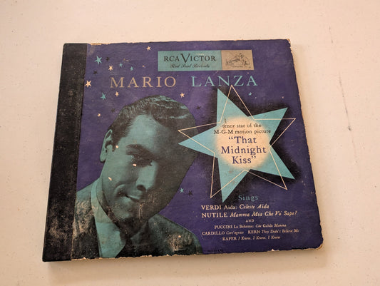 Mario Lanza - That Midnight Kiss SET DM1330 THREE Vinyl Records 12" 1940s RCA (Vinyl Record LP Album)