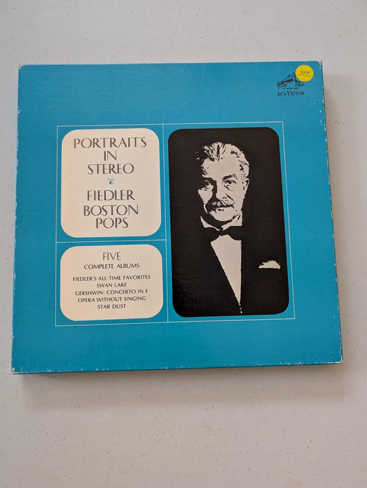 ARTHUR FIEDLER~BOSTON POPS: Portraits In Stereo-RCA VICTOR-5 Album Box Set (Vinyl Record LP Album)